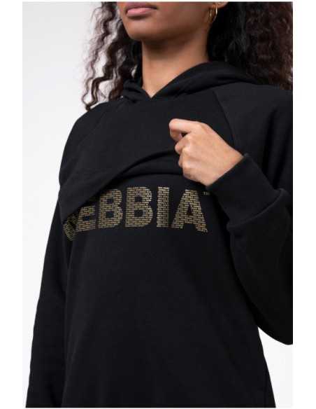 NEBBIA LONG HOODIE “INTENSE FOCUS” 825
