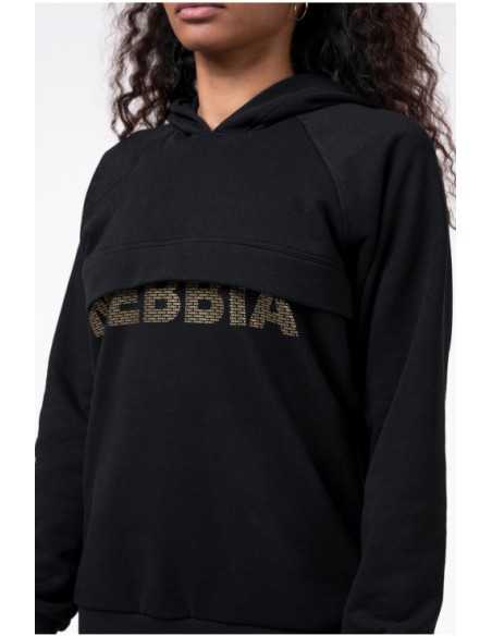 NEBBIA LONG HOODIE “INTENSE FOCUS” 825