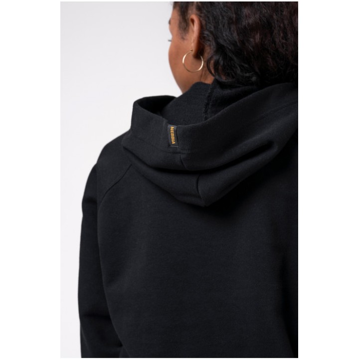 NEBBIA LONG HOODIE “INTENSE FOCUS” 825