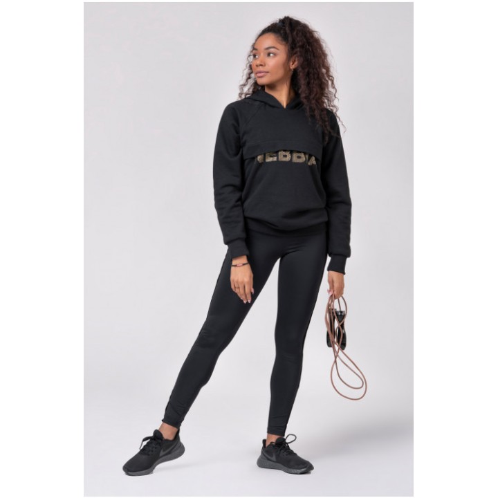 NEBBIA LONG HOODIE “INTENSE FOCUS” 825