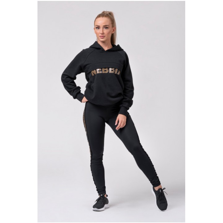 NEBBIA LONG HOODIE “INTENSE FOCUS” 825