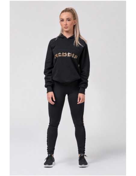 NEBBIA LONG HOODIE “INTENSE FOCUS” 825