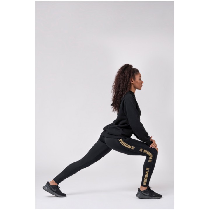 NEBBIA LONG HOODIE “INTENSE FOCUS” 825