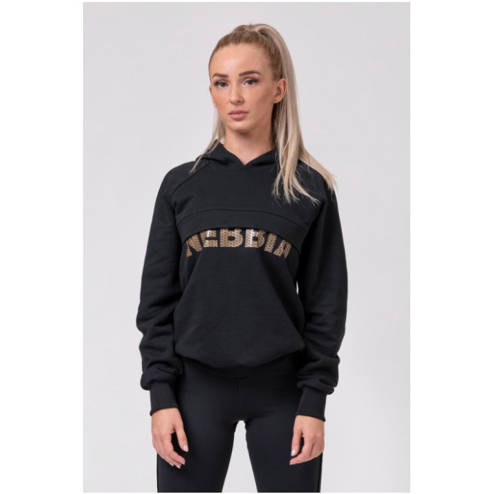 NEBBIA LONG HOODIE “INTENSE FOCUS” 825