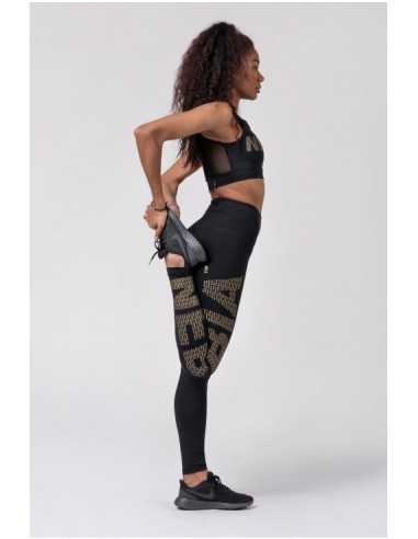 NEBBIA GOLD NEBBIA PRINT LEGGINGS 827
