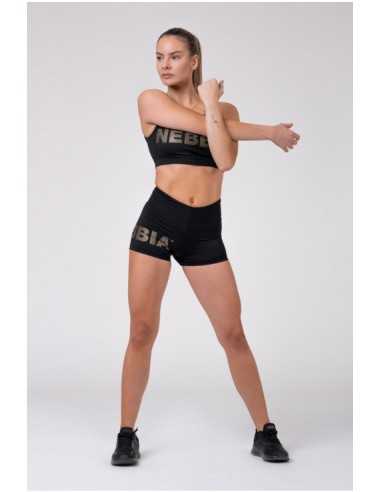 NEBBIA GOLD NEBBIA PRINT SHORTS 828