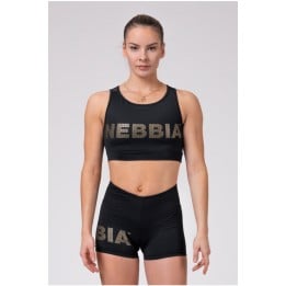 NEBBIA GOLD MESH MINI TOP 830