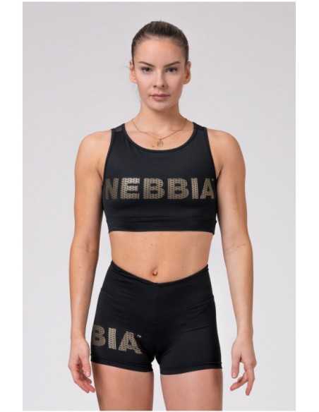 NEBBIA GOLD MESH MINI TOP 830