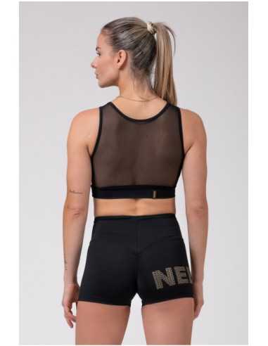 NEBBIA GOLD MESH MINI TOP 830