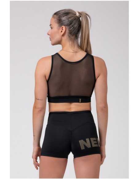 NEBBIA GOLD MESH MINI TOP 830