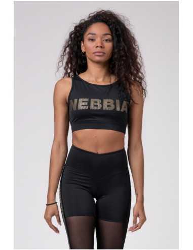NEBBIA GOLD MESH MINI TOP 830