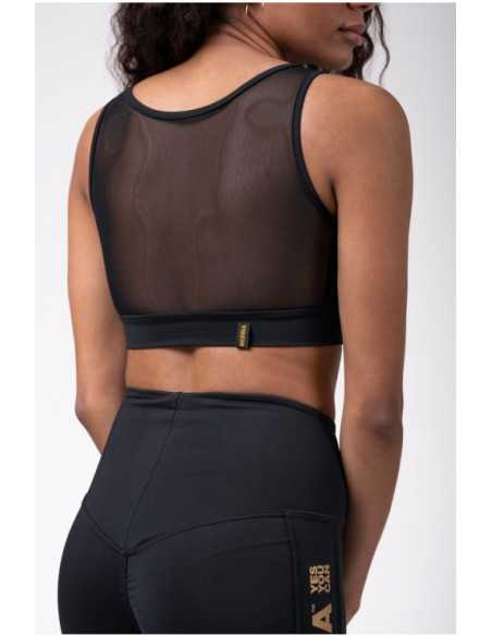 NEBBIA GOLD MESH MINI TOP 830