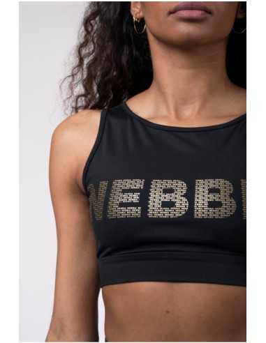 NEBBIA GOLD MESH MINI TOP 830