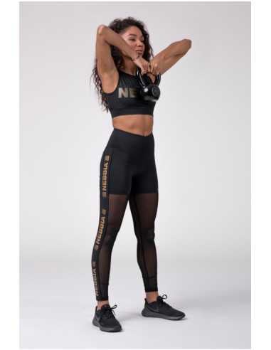 NEBBIA GOLD MESH MINI TOP 830
