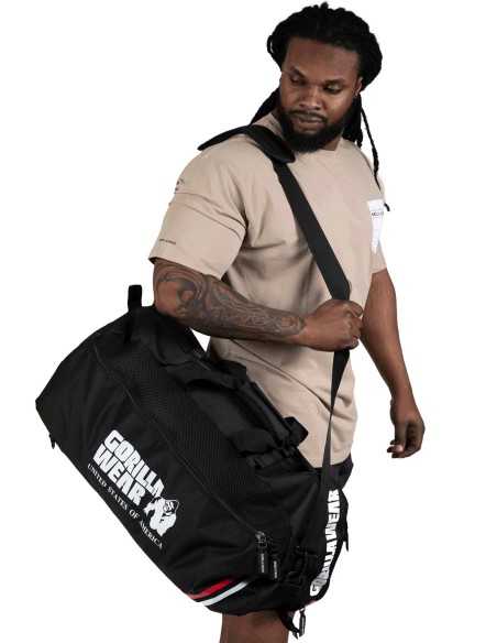 Norris Hybrid Gym Bag/Backpack - Black