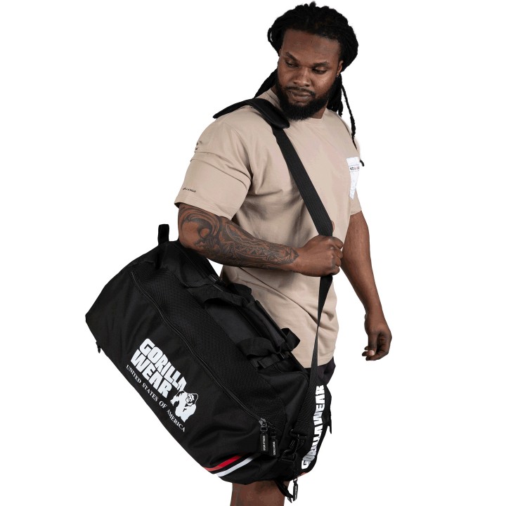 Norris Hybrid Gym Bag/Backpack - Black