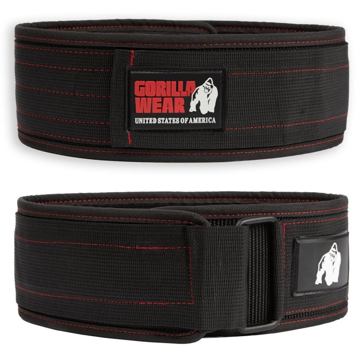 Gorilla Wear 4 Inch Nylon Lifting Belt