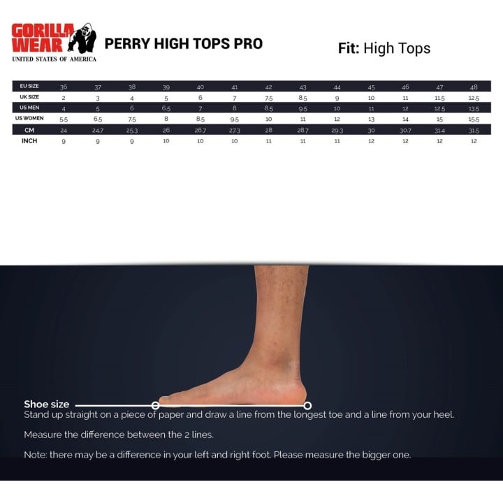 Gorilla Wear Perry High Tops Pro
