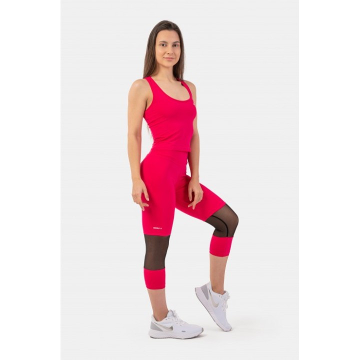 High-waist ¾ length sporty leggings