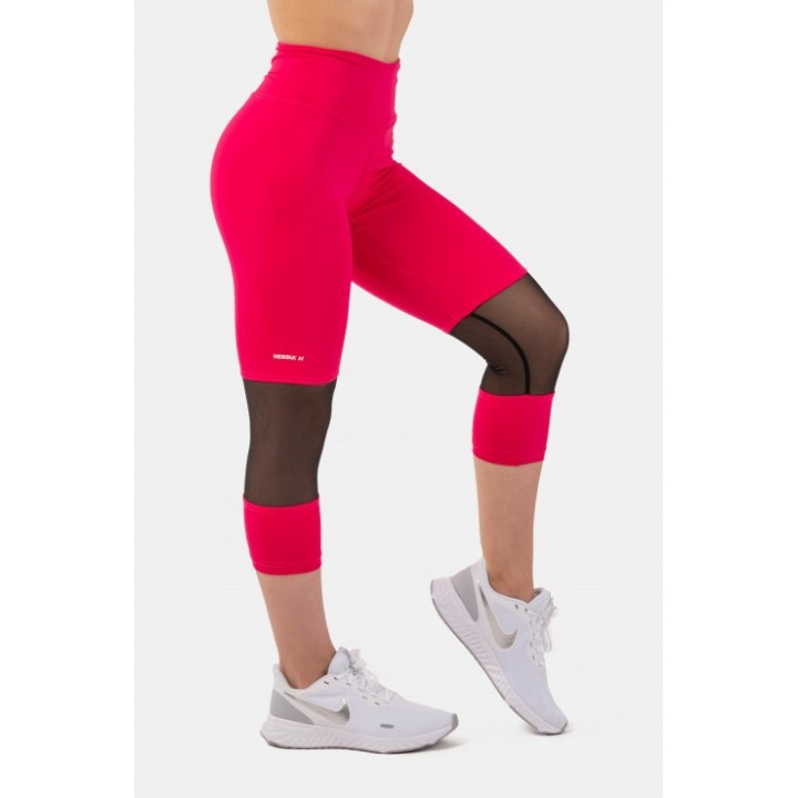 High-waist ¾ length sporty leggings