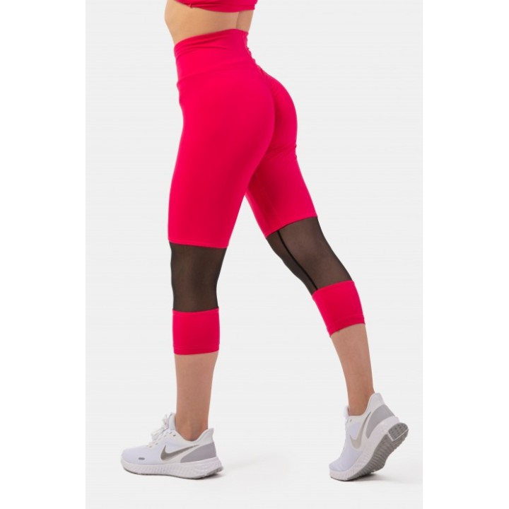High-waist ¾ length sporty leggings