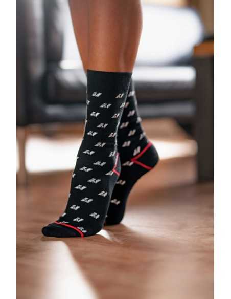 Nebbia N-pattern Knee-high Socks