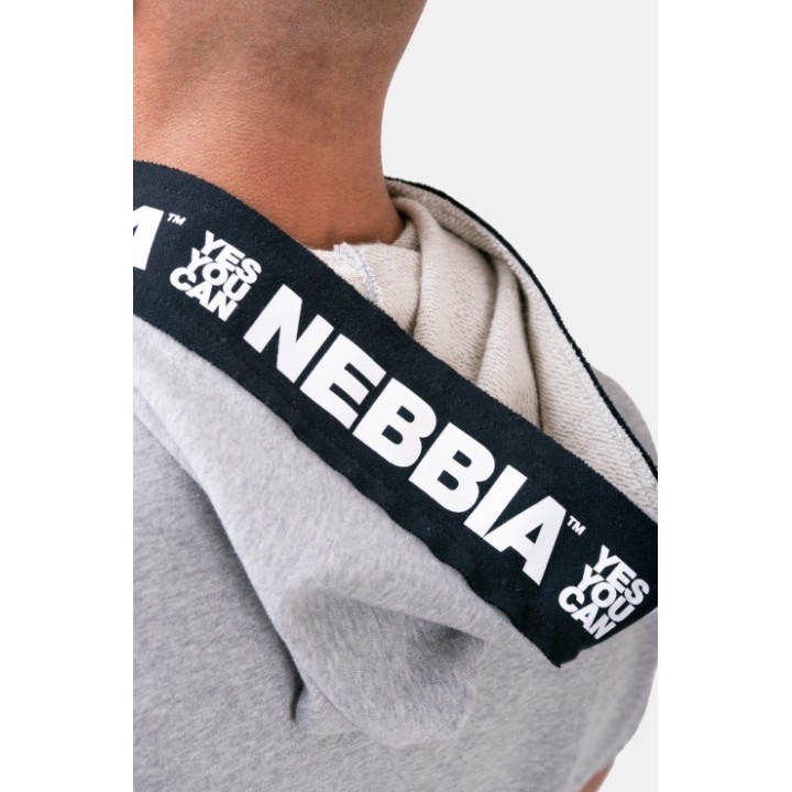 No limits rag top with a hoodie light grey