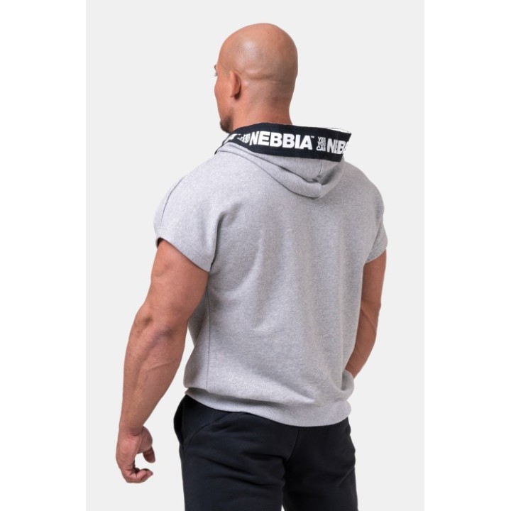 No limits rag top with a hoodie light grey