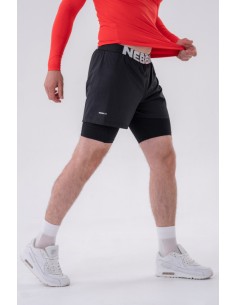 Double-layer Shorts With Smart Pockets