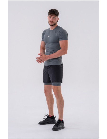 Double-layer Shorts With Smart Pockets