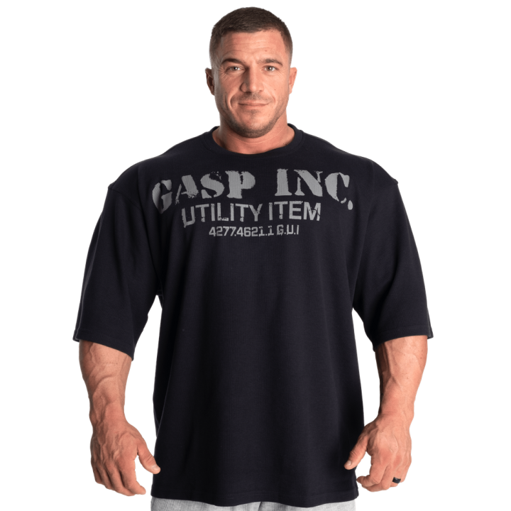 Thermal Gym Shirt Deep Forest GASP: Oversized Fit