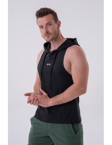 Fitness Tank Top With A Hoodie