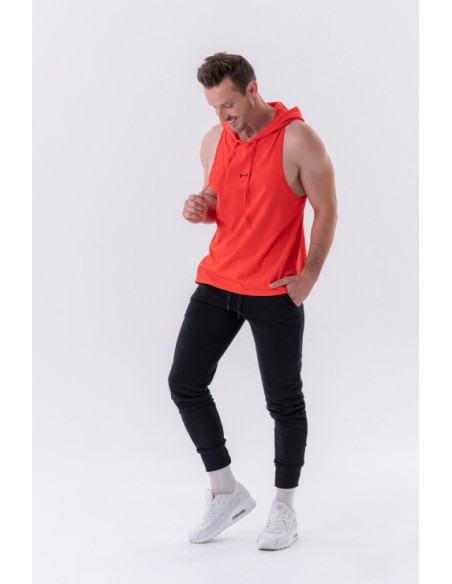 Fitness Tank Top With A Hoodie