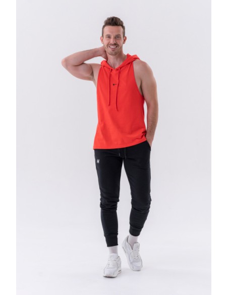 Fitness Tank Top With A Hoodie