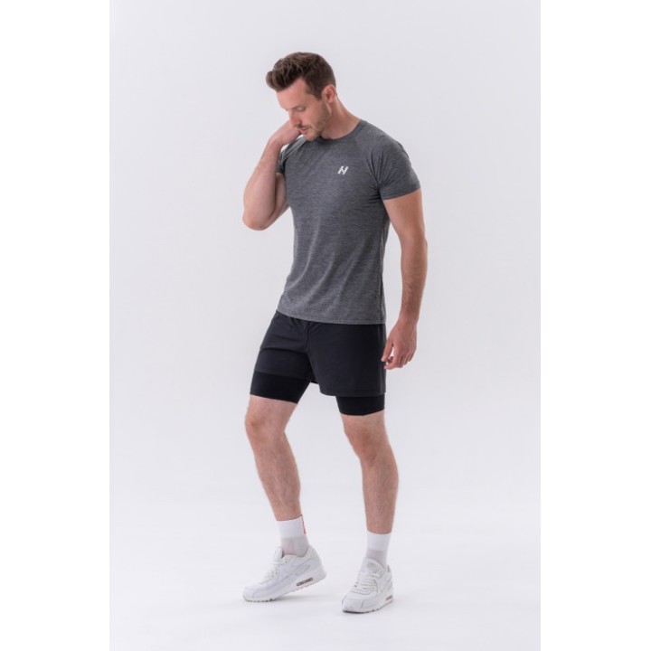 Lightweight sporty t-shirt “grey”