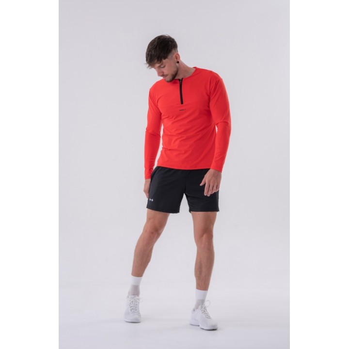 Nebbia Layer Up: Men's Quick-Dry Long Sleeve T-Shirt