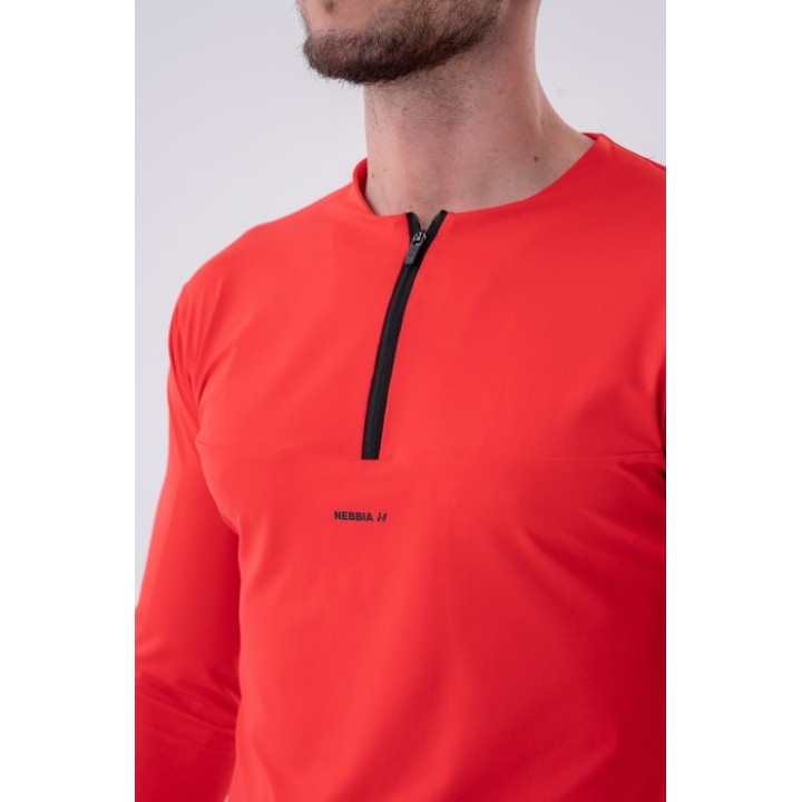 Nebbia Layer Up: Men's Quick-Dry Long Sleeve T-Shirt