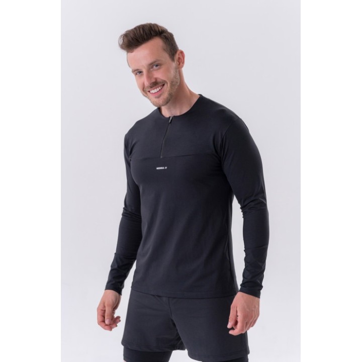 Nebbia Layer Up: Men's Quick-Dry Long Sleeve T-Shirt