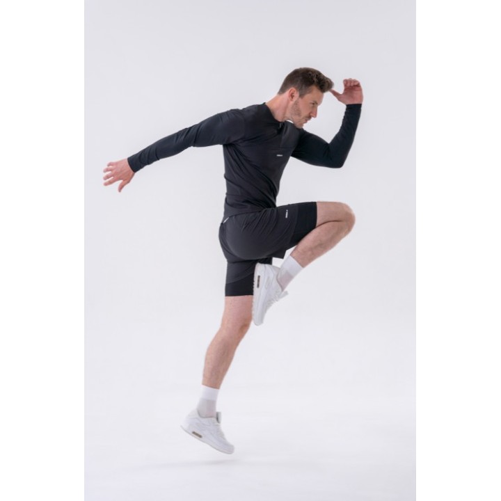 Nebbia Layer Up: Men's Quick-Dry Long Sleeve T-Shirt