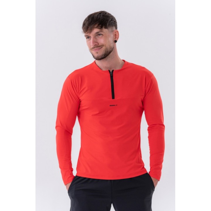 Nebbia Layer Up: Men's Quick-Dry Long Sleeve T-Shirt