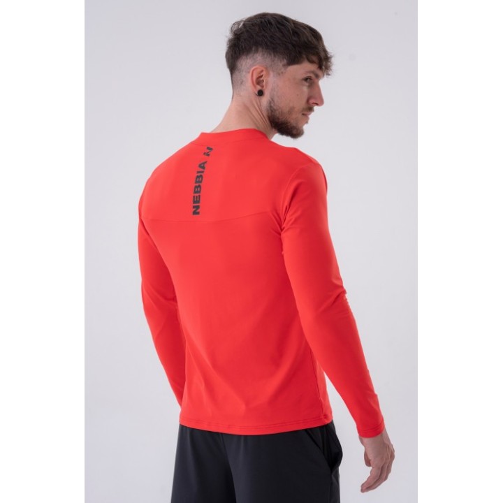 Nebbia Layer Up: Men's Quick-Dry Long Sleeve T-Shirt