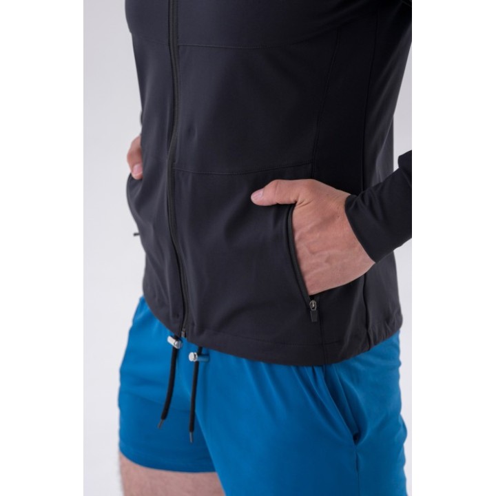 Sporty zipper jacket with side pockets "control"