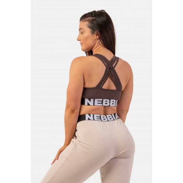Medium impact cross back sports bra