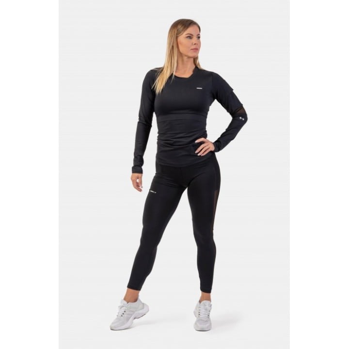 Long sleeve smart pocket sporty top