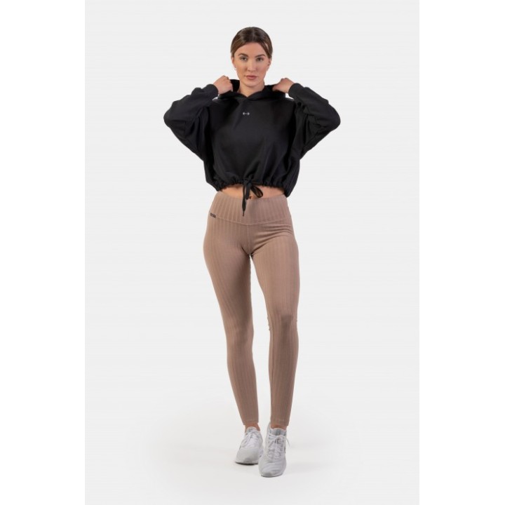 Loose fit crop hoodie iconic