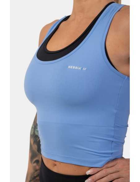 SPORTY SLIM-FIT CROP TANK TOP