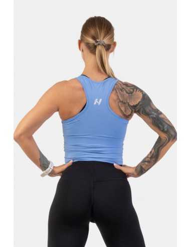 SPORTY SLIM-FIT CROP TANK TOP