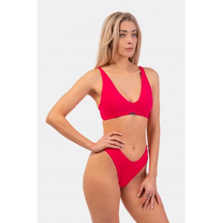 Triangle bralette bikini top with padding