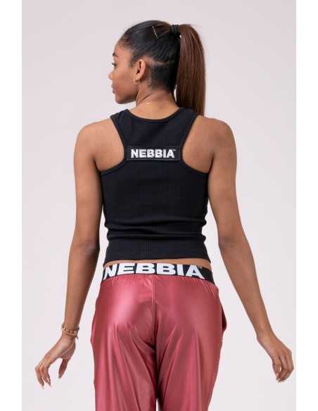 SPORTS NEBBIA LABEL CROP TOP