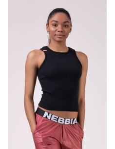 SPORTS NEBBIA LABEL CROP TOP